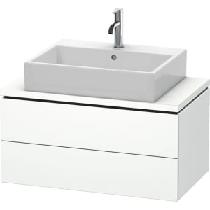 Duravit L-Cube Waschtischunterbau 82 x 40 cm mit 2 Schubkästen für Konsole Compact