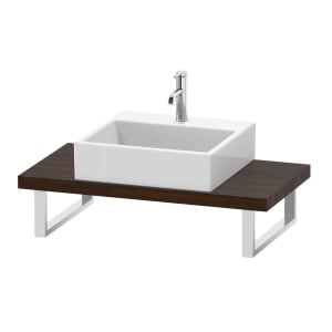 Duravit L-Cube Konsole Compact 104 x 48 x 3 cm mit 1 Ausschnitt