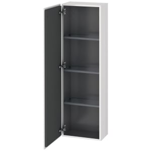 Duravit L-Cube Halbhochschrank 40 x 24,3 x 132 cm, Anschlag links