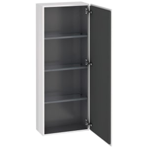 Duravit L-Cube Halbhochschrank 50 x 24,3 x 132 cm, Anschlag rechts