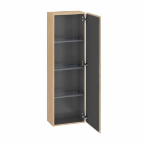Duravit L-Cube Halbhochschrank 40 x 24,3 x 132 cm, Anschlag rechts