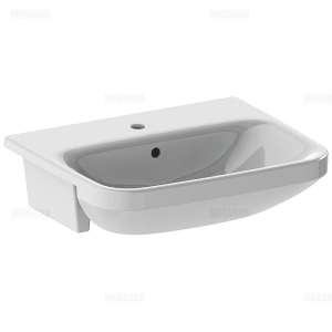 Duravit DuraStyle Halbeinbauwaschtisch 55 cm, mit 1 Hahnloch