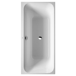 Duravit Happy D.2 Badewanne Rechteck 180 x 80 cm, mit zwei Rückenschrägen