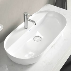 Duravit Luv Aufsatzbecken mit Hahnlochbank 80 x 40 cm