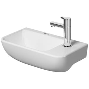 Duravit ME by Starck Handwaschbecken 40 cm, 1 Hahnloch durchgestochen rechts