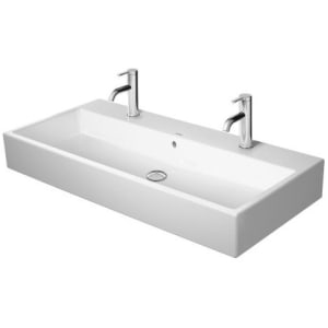 Duravit Vero Air Möbelwaschtisch mit 2 x 1 Hahnloch 100 x 47 cm, mit Überlauf