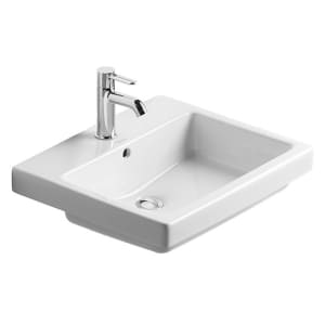 Duravit Vero Einbauwaschtisch 55 cm mit 1 Hahnloch