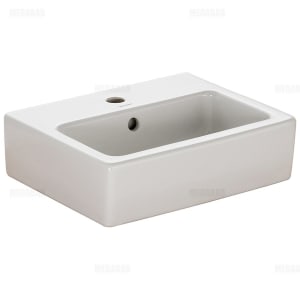 Duravit Vero Handwaschbecken 45 cm, mit 1 Hahnloch, mit Überlauf