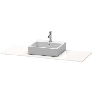 Duravit XSquare Konsole 140 cm, mit einem Ausschnitt rechts