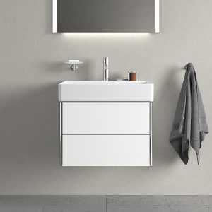 Duravit XSquare Waschtischunterbau wandhängend 58,4 cm, mit 2 Schubkästen