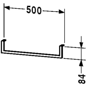 Duravit Handtuchhalter 50 cm