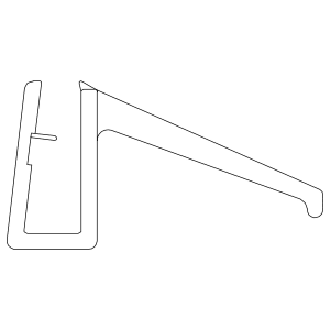 DUSCHOLUX Wasserabweisprofil für Bella Vita Round