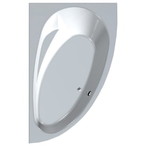 DUSCHOLUX Malaga 471 Raumsparwanne asymmetrisch rechts