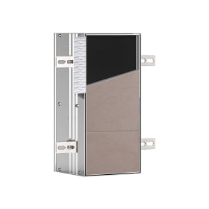 Emco asis plus WC-Modul - Unterputzmodell 15,4 x 33,2 cm, Türanschlag rechts