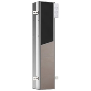 Emco asis plus WC-Modul - Unterputzmodell 15,4 x 80,3 cm, Türanschlag links