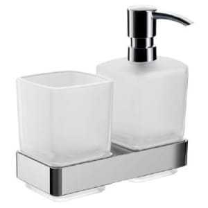 Emco Loft Glashalter mit Seifenspender und Mundglas