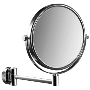 Emco Rasier- und Kosmetikspiegel Wandmodell mit 3-fach Vergrößerung, rund Ø 20 cm