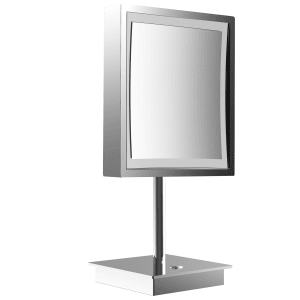 Frasco LED-Standspiegel eckig 20,3 x 20,3 cm mit Spiralkabel