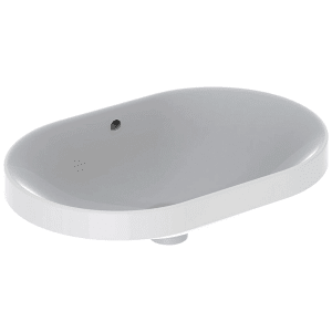 Geberit VariForm Einbauwaschtisch, elliptisch