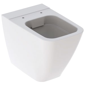 Geberit iCon Square Stand-WC Tiefspüler, geschlossene Form, ohne Spülrand