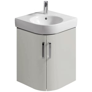 Geberit Renova Compact Eckwaschtisch-Unterschrank 69 cm