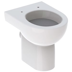 Geberit Renova Stand-WC Flachspüler, Abgang horizontal