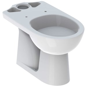 Geberit Renova Stand-WC für AP-Spülkasten aufgesetzt, Abgang vertikal