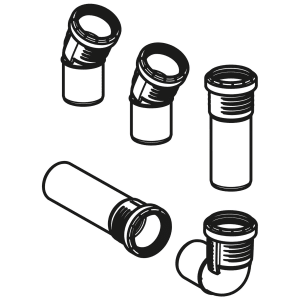 Geberit Ablaufset für Hybrid- und wasserlose Urinale