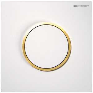 Geberit Urinalsteuerung mit pneumatischer Spülauslösung, Typ 10 Betätigungsplatte