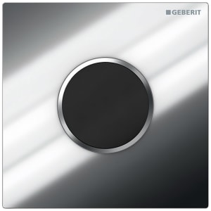 Geberit Urinalsteuerung mit elektronischer Spülauslösung, Batteriebetrieb, Typ 10 Abdeckplatte