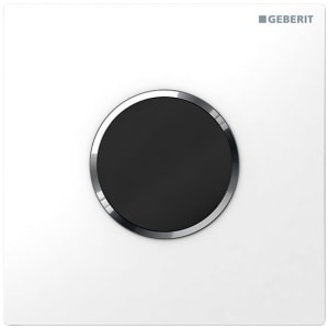 Geberit Urinalsteuerung mit elektronischer Spülauslösung, Batteriebetrieb, Typ 10 Abdeckplatte