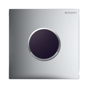Geberit Urinalsteuerung mit elektronischer Spülauslösung, Netzbetrieb, Typ 10 Abdeckplatte