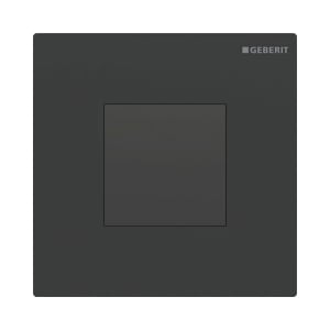 Geberit Urinalsteuerung mit elektronischer Spülauslösung, Netzbetrieb, Typ 20 square Abdeckplatte
