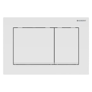 Geberit Omega 20 square Betätigungsplatte für 2-Mengen-Spülung