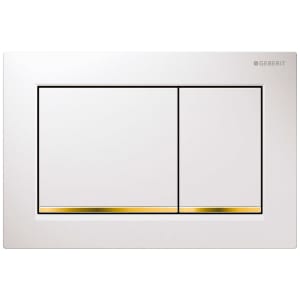 Geberit Omega 20 square Betätigungsplatte für 2-Mengen-Spülung