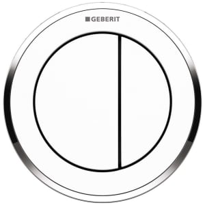 Geberit Typ 10 Fernbetätigung pneumatisch, für 2-Mengen-Spülung, UP-Drücker