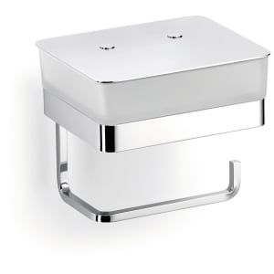 Giese gifix tono Glasbehälter für Feuchtpapier mit Papierhalter