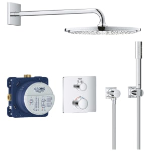 GROHE Grohtherm Duschsystem Unterputz mit Rainshower Cosmopolitan 310