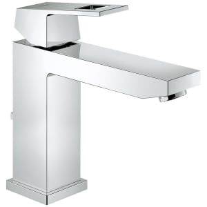GROHE Eurocube Einhand-Waschtischbatterie M-Size, mittelhoch mit Ablaufgarnitur