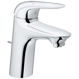 GROHE Eurostyle Einhand-Waschtischbatterie DN 15 S-Size Niederdruck, geschlossener Metall-Hebelgriff , mit Ablaufgarnitur