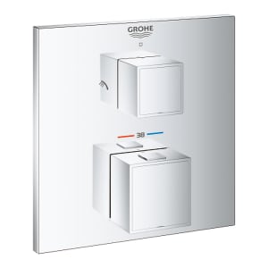 GROHE Grohtherm Cube Thermostat-Brausebatterie mit integrierter 2-Wege-Umstellung Unterputz