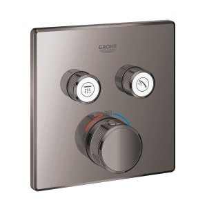 GROHE Grohtherm SmartControl Thermostat Fertigmontageset mit 2 Absperrventilen, eckige Ausführung