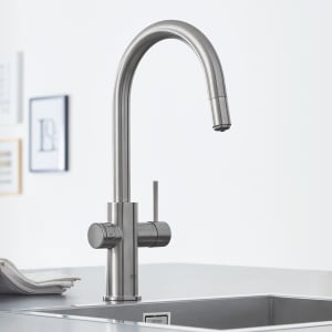 GROHE Blue Home C-Auslauf Starter Kit mit herausziehbarem Auslauf