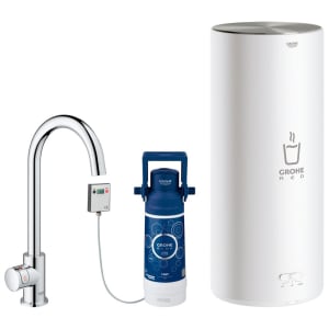 GROHE Red Mono Standventil und Boiler Größe L, Standventil mit C-Auslauf