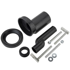 HAAS Wand-WC-Anschlussgarnituren 18 cm lang, etagiert und verschweißbar DN 90/110