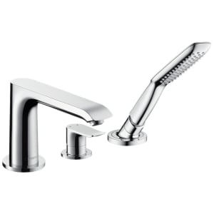 hansgrohe Metris 3-Loch Wannenrand Einhebelmischer