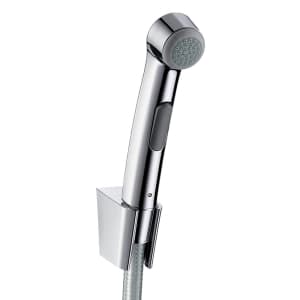 hansgrohe Bidette Handbrause 1jet mit Brausehalter und Druckschlauch 125 cm