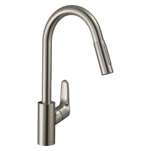 hansgrohe Focus M41 Einhebel-Küchenmischer 240, Ausziehbrause, 2jet