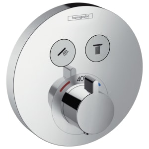KIMURA Unterputz-Thermostat-Duscharmatur, Einbau-Box, 2 Wege, Chrom