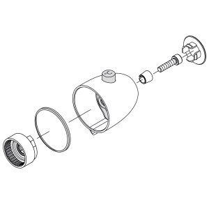 hansgrohe Ecostat 2001 Thermostatgriff für 13340000